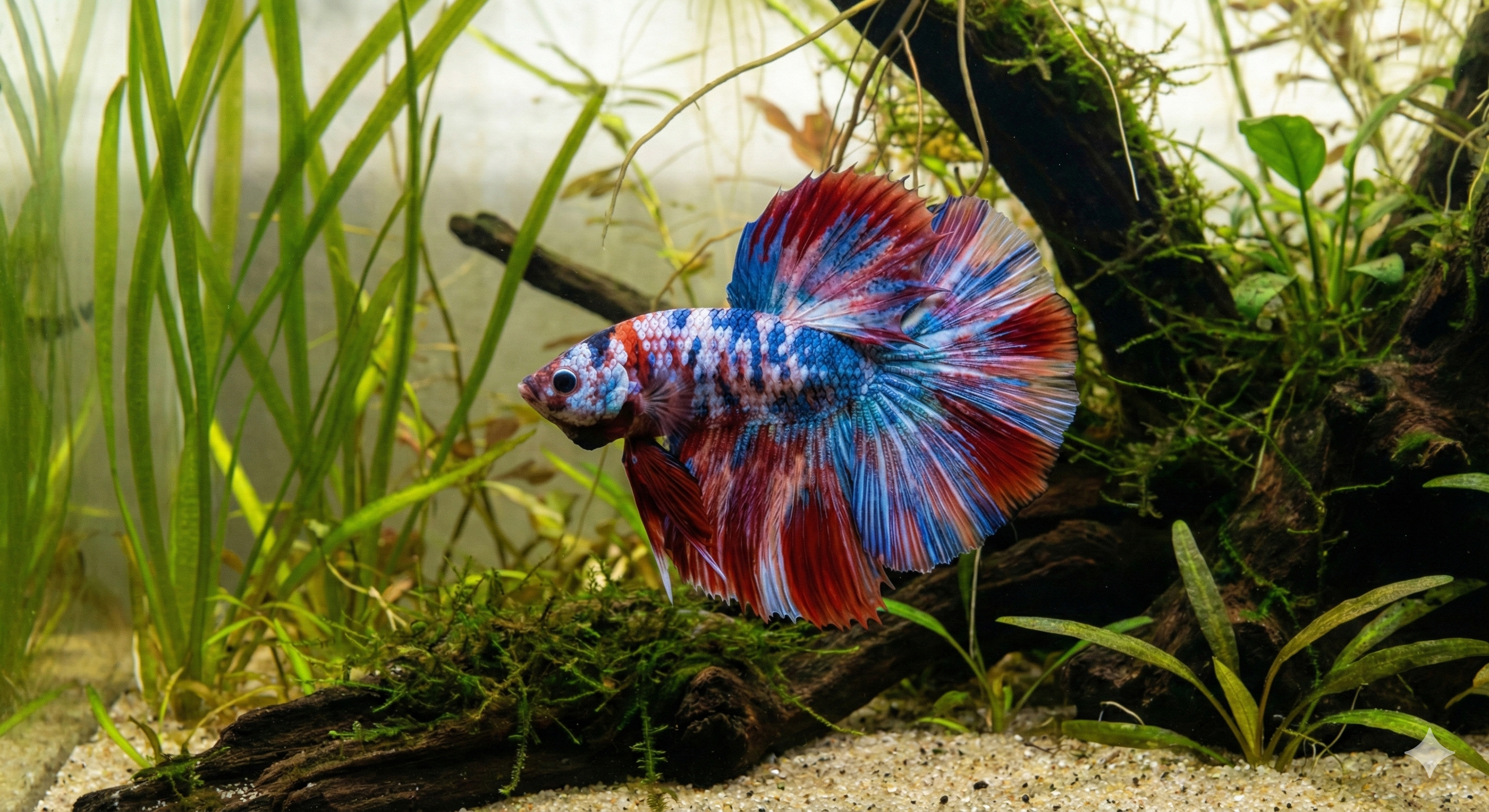 Halfmoon (Corak Marble/Koi)